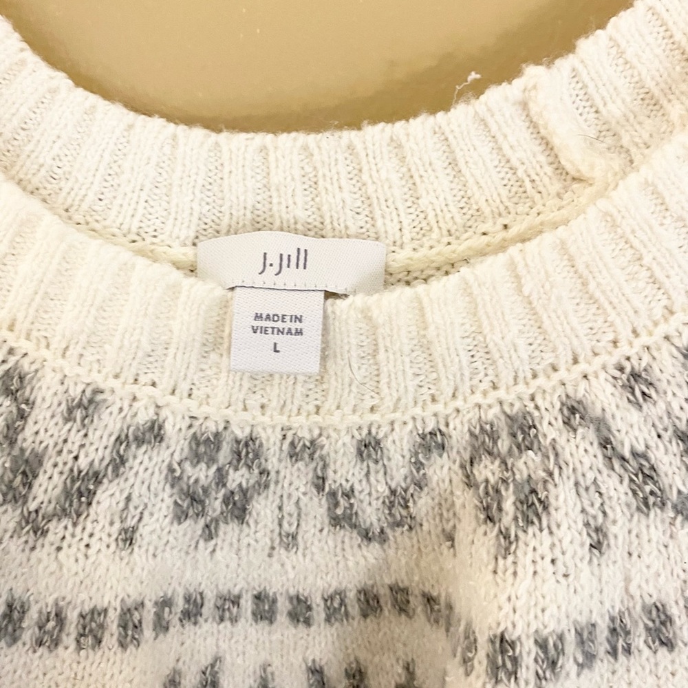 JJill warm soft sweater size L